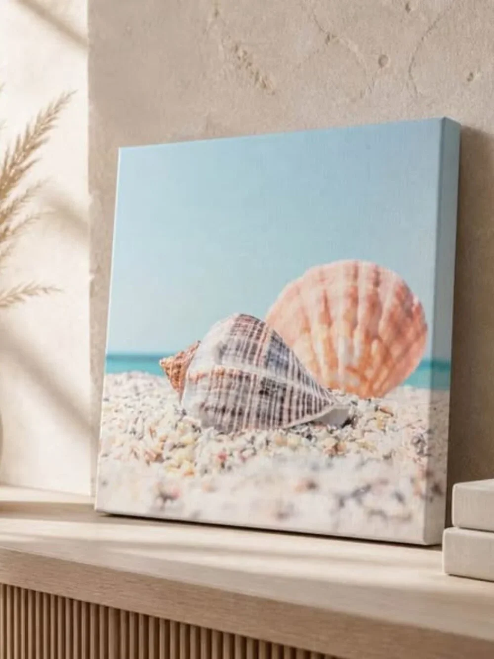 Relaxing Coastal Beach Canvas Wall Art Set